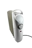 GrandGadgets Mini Oil Filled Radiator 800 Watts with Thermostat Control and Cable Tidy