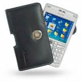 Leather Case for Nokia E61/E62 - Pouch Type (Black)
