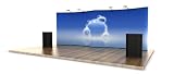 Trade Show Exhibit Display Pop Up Booth - 20' Gull Wing w/ Graphics **FREE SHIPPING**