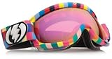 Electric Visual EG.5S Swatch Pattern Orange Pink Chrome Goggle