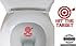 HIT THE SPOT Decal BATHROOM TOILET Potty SEAT Boys Training Target (come with glowindark switchplate decal) Stickerciti Brand