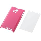 ELECOM docomo ARROWS X F-05D用シェルカバー(液晶保護フィルム付き) ピンク PD-F05PVPN