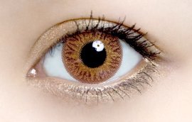 ＥＹＥ　ＺＯＯ　カラーコンタクト　プリンセスブラウン　（2枚１組）