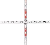 マイゾックス　検測ロッド（クロス標尺）　2468255 K110