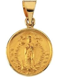 Guadalupe Medal Pendant 18K Gold Yellow R16936