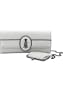 Women's Zamura Silver PVC Removable Coin Clutch: Silver Clutch