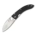 Spyderco Lum Large Chinese Folder Black G-10 PlainEdge Knife