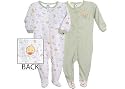 Gerber 2-pk. Organic Footed Sleep n' Play GREEN Newborn