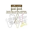 Stretchy Shapes Fast Food Vanilla Scented (24) Silicone Rubber Bands
