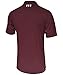 adidas Golf Men's Puremotion Solid Jersey Polo, Light Maroon/White, Medium