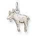 Genuine IceCarats Designer Jewelry Gift Sterling Silver Moose Charm