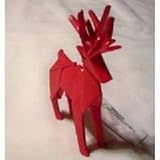 One Hundred 80 Degrees Porcelain Red Deer Ornament