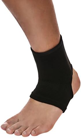 Tamasiyi 805N Neoprene Compression Ankle Sleeve Ankle Support Ankle Strap Brace Latex Free S to L Tennis, Badminton, Jogging, Hiking, Soccer (L(Men Shoe Size: US10.5~US12.5))