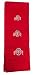 Ohio State 3 Piece Bath Towel Set