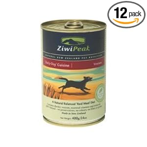 ZiwiPeak Grain-Free Real Meat Canned Dog Food, Venison, 13 Ounce Can