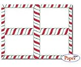 Candy Stripes 4-up Holiday Post Cards