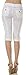 Helium London Womens Stretch Poplin Cargo Capri with Woven Belt