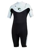 Rip Curl Men's E-Bomb Chest Zip Short Sleeve Spring Wetsuit