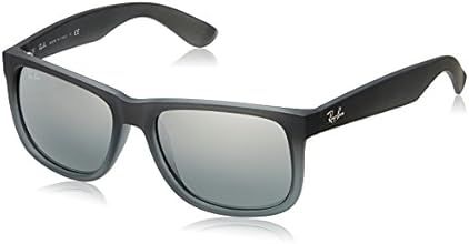 Ray-Ban Rectangular Sunglasses (Grey) (RB4165|852/88|55)