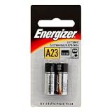 Energizer A23 Battery, 12 Volt - 2 Pack Great for Electronics Like A23 12 Volt Photo / Garage Door Opener / Electronic Keychain Eveready Energizer Battery 2 Pack