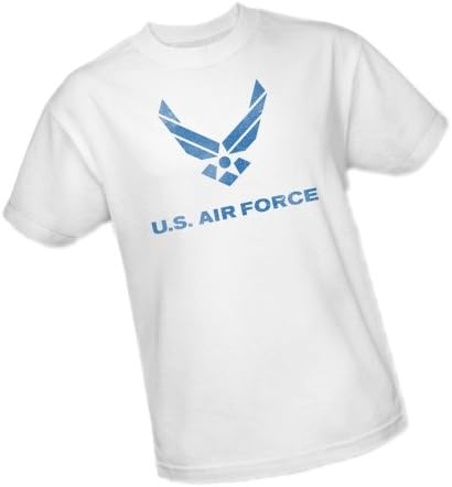 Distressed Logo -- United States Air Force Adult T-Shirt, Medium