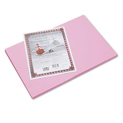 Pacon 103616 Riverside Construction Paper, 76 lbs., 12 x 18, Yellow, 50 Sheets/Pack