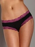 Fleurt Boy Shorts Black/Violet