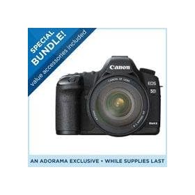 Canon EOS-5D Mark II Digital SLR Camera Body Kit with Canon EF 24-105L Image Stabilized Lens - Special Promotional Bundle
