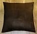 Faux Suede 17in Chocolate Cushion Cover