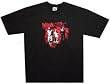BLINK 182 - Red And White Photo - Black T-shirt