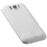 YAYAGO Rubber Protect Case Tasche Hülle Weiß für Ihr HTC Sensation XL inkl. dem Original YAYAGO Clean-Pad