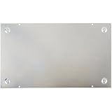 BUD Industries BPA-1597 Aluminum Chassis Bottom Plate, 16-51/64" Length x 9-51/64" Width x 9/64" Thick, Natural Finish