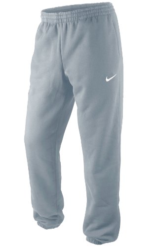 NIKE Herren Sporthose Classic Fleece Cuffed, dk grey heather/white, XXL, 404466