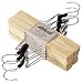 Kitchen & Housewares : Mens and Womens Suit Hangers - set of 12 (Natural) (set of 12)