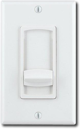 Moderno - In-Wall Speaker Volume Slider Control - White/Light Almond