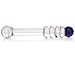Don Wands Blue Tip Clear Rings 8