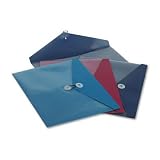 Poly Envelopes, Letter Size, Assorted Colors, 4/Pack ESS90016