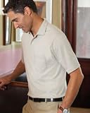 Adult 5.6 oz. 50/50 Cotton/Poly Men's Jersey Pocket Golf Shirt with Spotshield