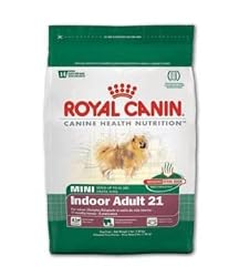 Royal Canin Dry Dog Food, Mini Indoor Adult 21 Formula, 15-Pound Bag