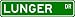 LUNGER Street Sign ~ Personalized Family Lastname Sign ~ Gameroom, Basement, Garage S...