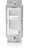 Leviton 6674-P0W SureSlide Universal 150-Watt LED and CFL/600-Watt Incandescent Dimmer