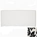 Skyline Furniture 73+4SL(Traditional BW) Slipcover Headboard in Traditonal Black and White Size: Cal