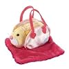 ZhuZhu pets - pink pet carrier and pink blanket