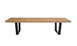 IMAGE OF Baxton Studio Nelson Wooden Bench, Natural