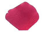 1000 Wedding Silk Rose Petals Guava Deep Pink