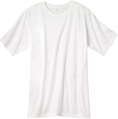 Anvil Organic Cotton in Conversion Blend Short-Sleeve T-Shirt. 450 - Large - Eco White