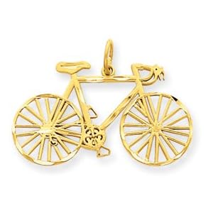 14k Bicycle Charm