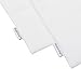 Augbunny 100% Cotton Canvas Clothespin Bag 2-Pack (White)
