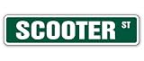 SCOOTER -Street Sign- nickname shop vespa moped signs