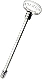 Dante Products Universal Gas Valve Key, 12-Inch, Chrome